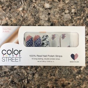 Because of Brave USA Red 4th July COLOR STREET